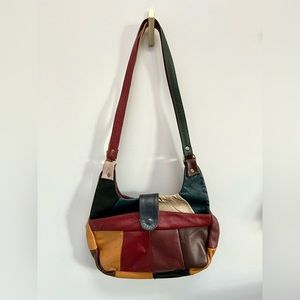 Vintage Leather Patchwork Bag